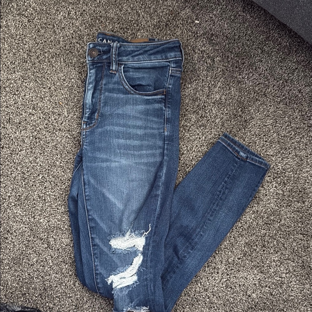 American Eagle Outfitters Blue Skinny Jeans